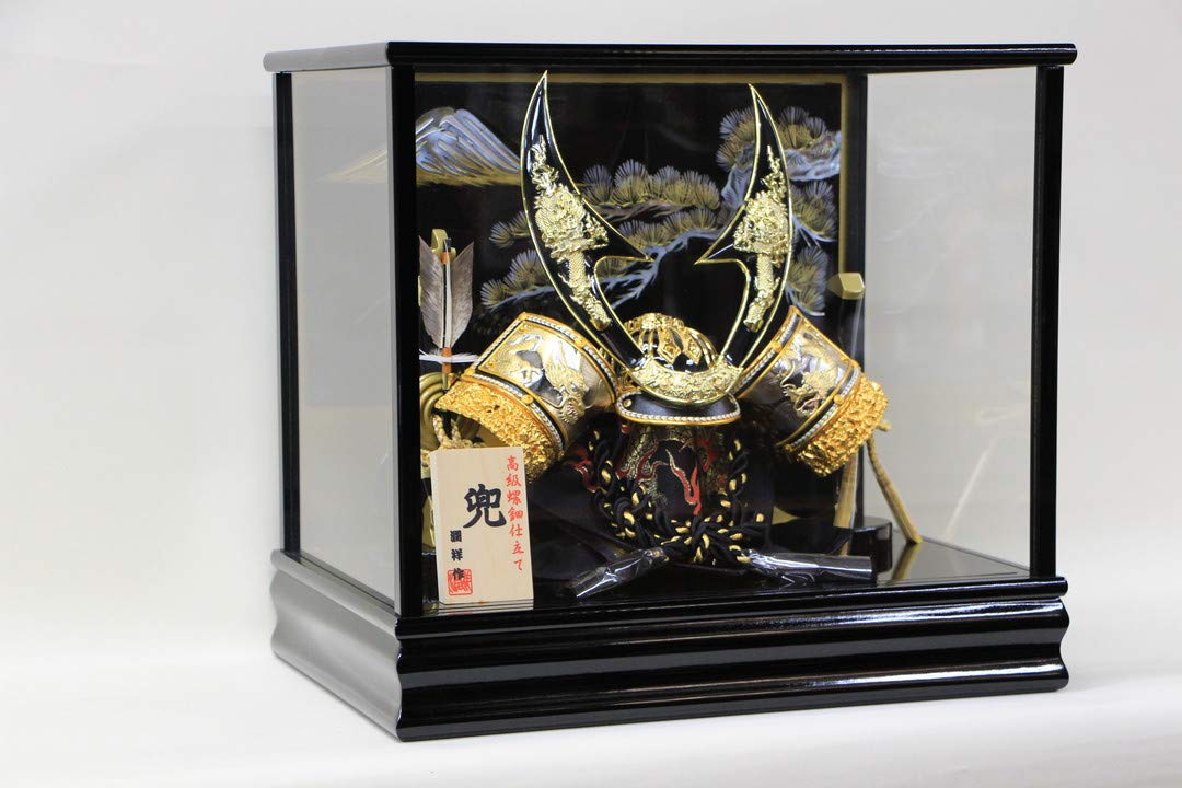 Amazon | 五月人形 コンパク おしゃれ ケース飾り 兜 かぶと